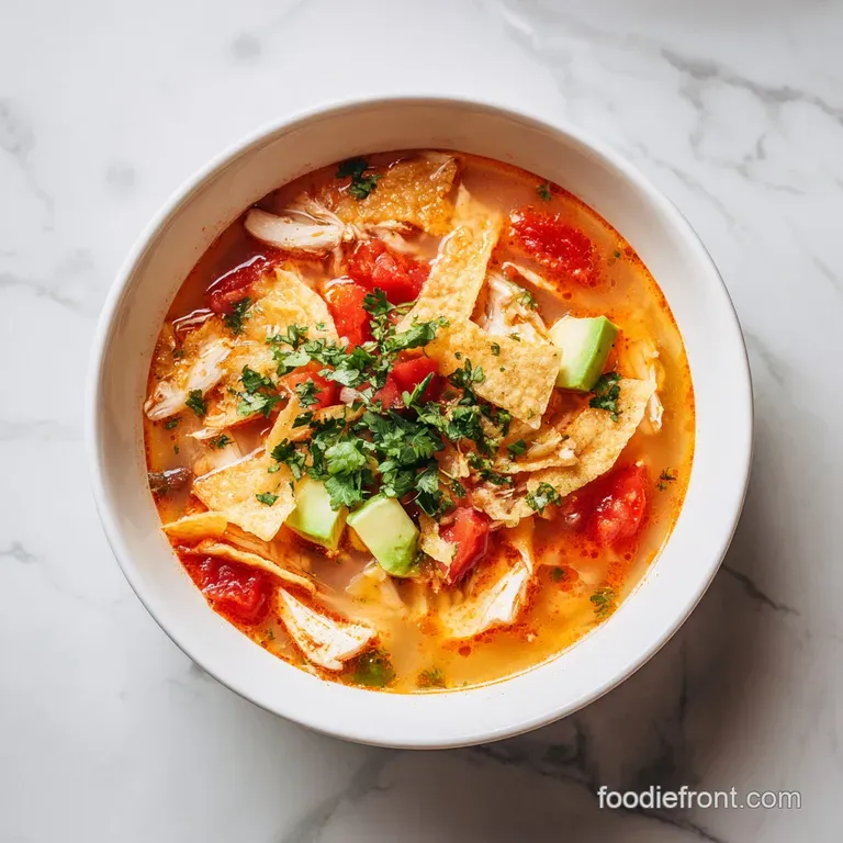 Easy Chicken Tortilla Soup: Velvety and Hearty