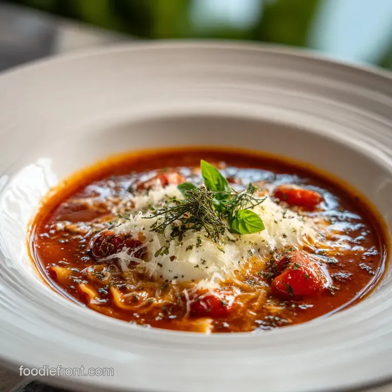 Easy Creamy Lasagna Soup Recipe