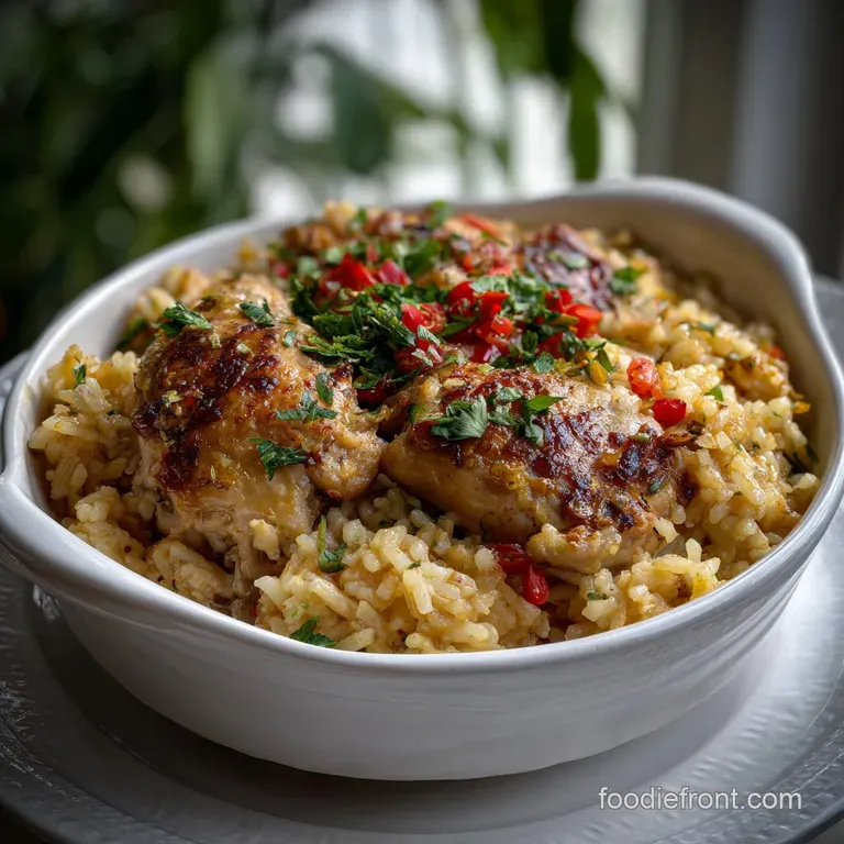 Easy One Pot Chicken and Rice Recipe