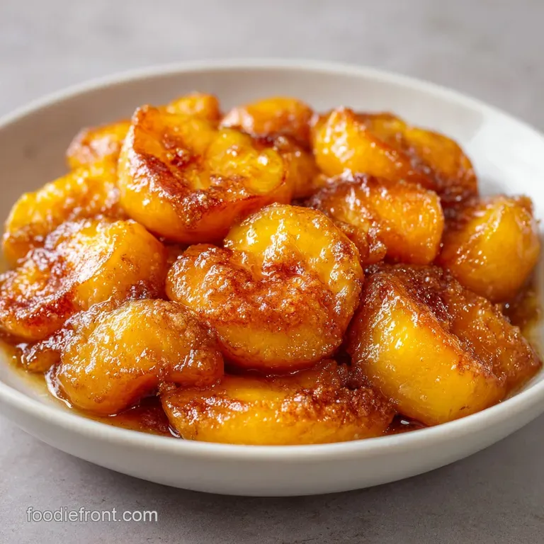 Easy Southern Peach Cobbler: Golden Crust