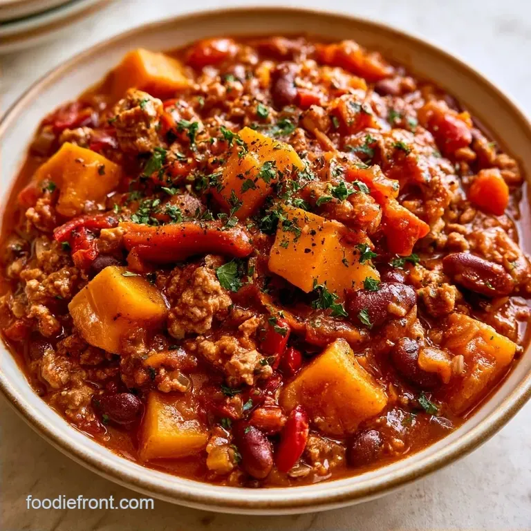 One-Pot Fall Harvest Chili