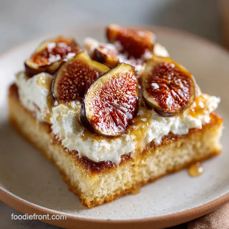 Fig Cream Cheese Bars: Silky and Layered