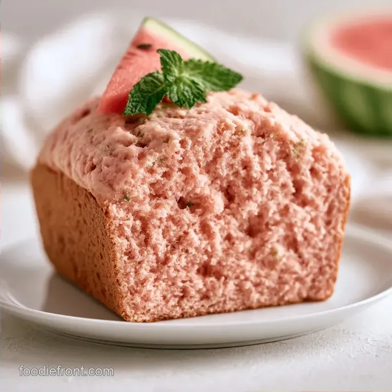 Fresh Watermelon Bread in 75 Minutes