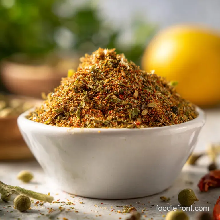 Plated chicken breast with golden crust, vibrant lemon wedges, and a scattering of fresh herbs. A bright, inviting meal.