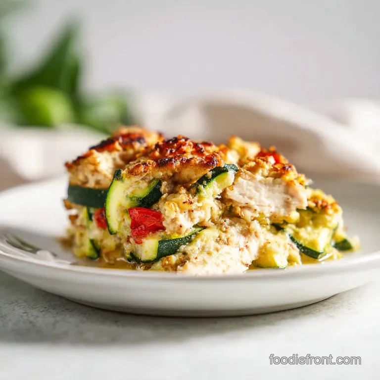 Chicken Zucchini Casserole: Healthy and Baked