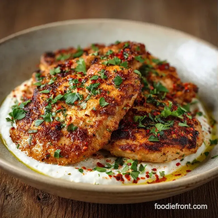 Perfectly seared chicken strips resting atop fluffy quinoa and vibrant green asparagus on a ceramic white plate.