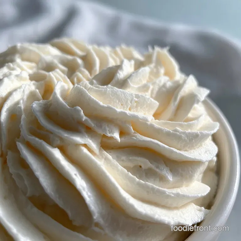 Elegant piped frosting roses bloom atop a vanilla cupcake, creating a velvety texture and a delicate, almost porcelain-lik...