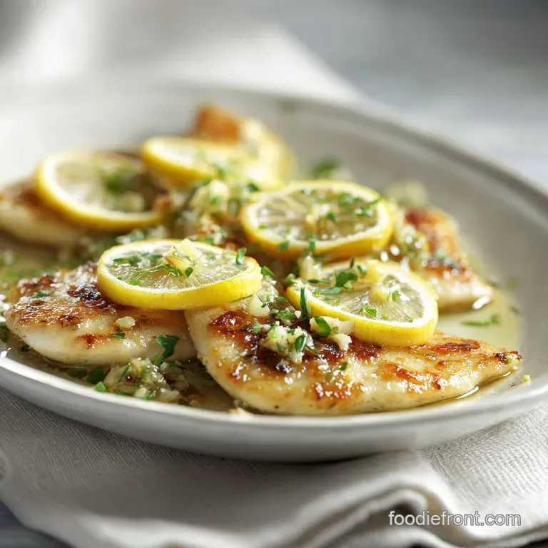 Healthy Lemon Garlic Chicken: Golden and Tender