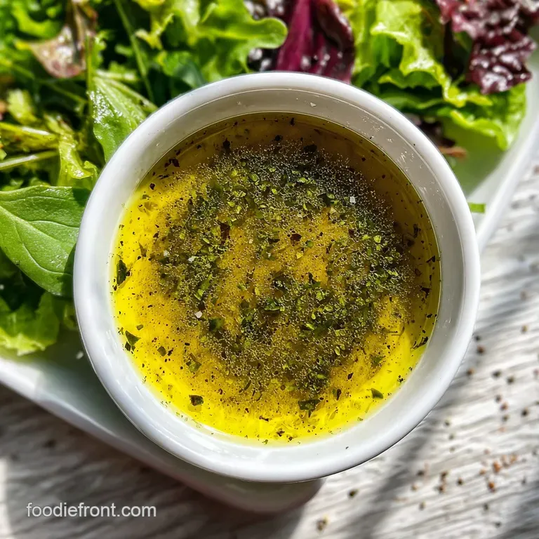 Low Salt Salad Dressing: Velvety Vinaigrette