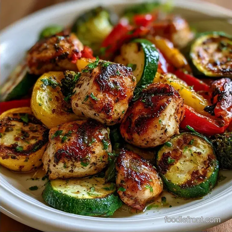 Mediterranean Chicken Sheet Pan Dinner Prep