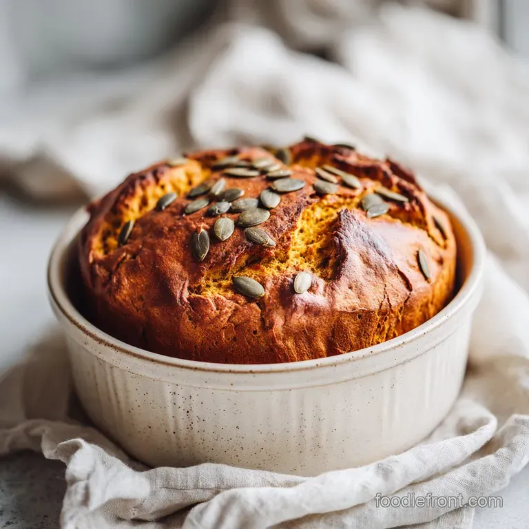 Dutch Oven Pumpkin Bread: Rustic and Moist