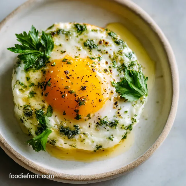 Poached Egg Recipe in a Poacher With Herbs