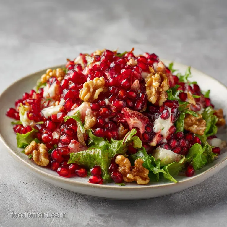 Pomegranate Christmas Salad: Festive and Crisp