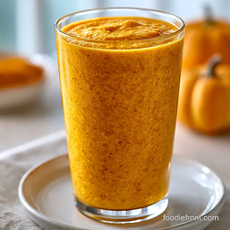 Pumpkin Protein Smoothie: Velvety and Spiced