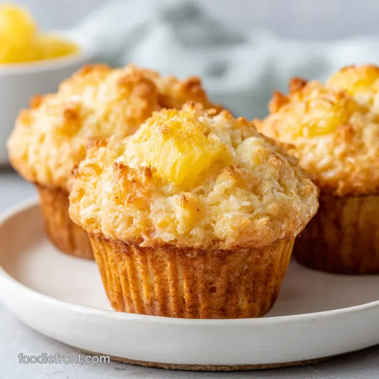 Recipe Pineapple Muffins: Moist & Tropical