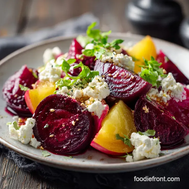 Roasted Beet Salad Recipe with Apples
