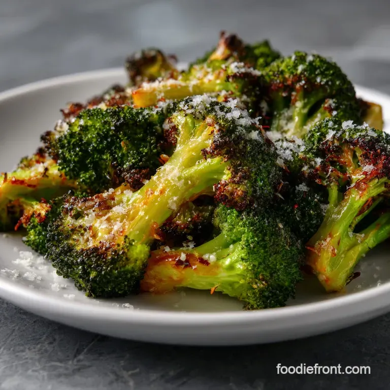 Simple Roasted Broccoli with Parmesan