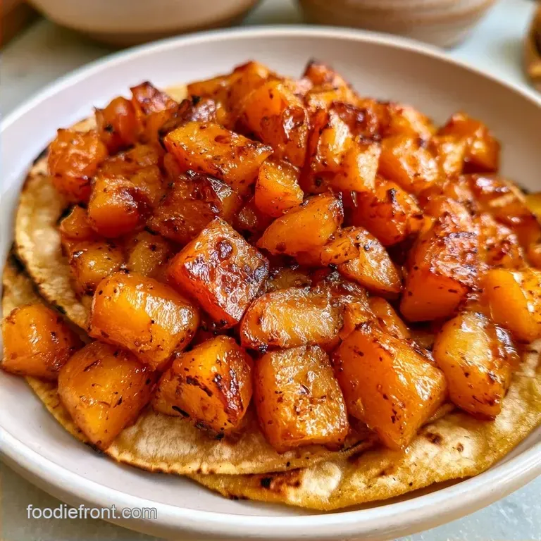 Roasted Butternut Squash Tacos with Smoked Paprika