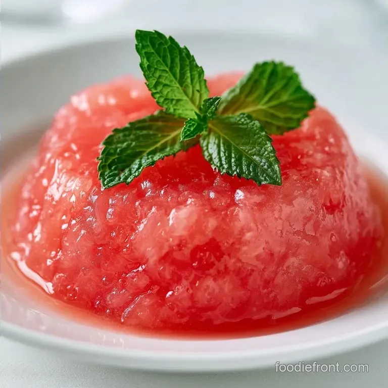Refreshing Sicilian Watermelon Pudding