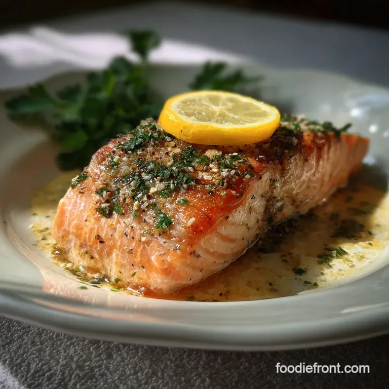 Simple Baked Salmon with Lemon