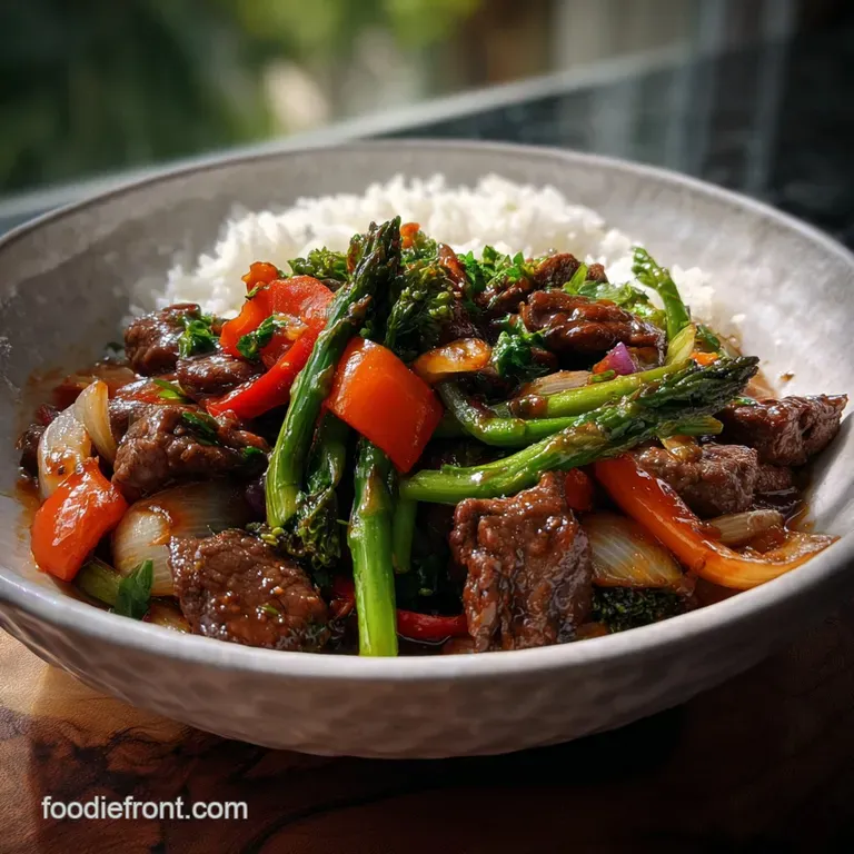 Simple Beef Stir Fry With Tender Vegetables