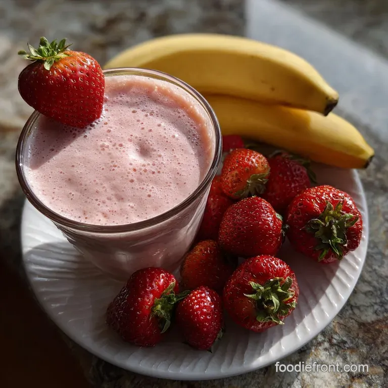 Simple Strawberry Banana Smoothie