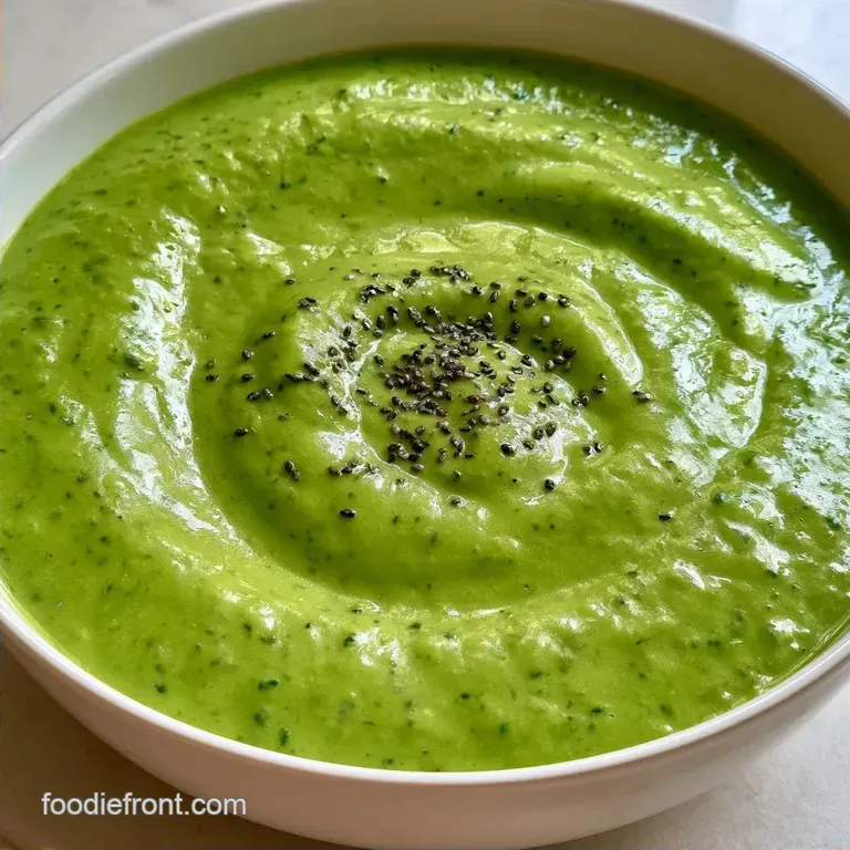 Creamy Spinach Avocado Smoothie