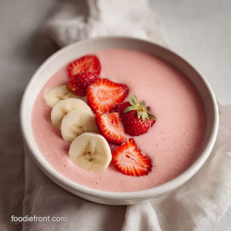 Strawberry Banana Smoothie: Silky and Creamy