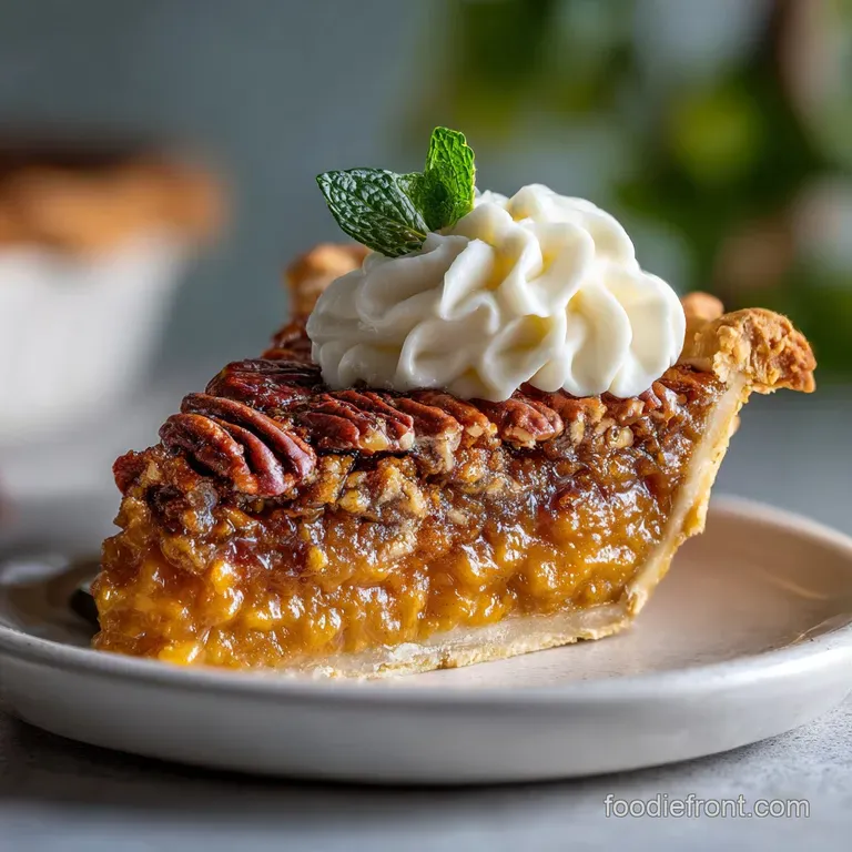 Sweet Potato Pecan Pie: Praline Crunch