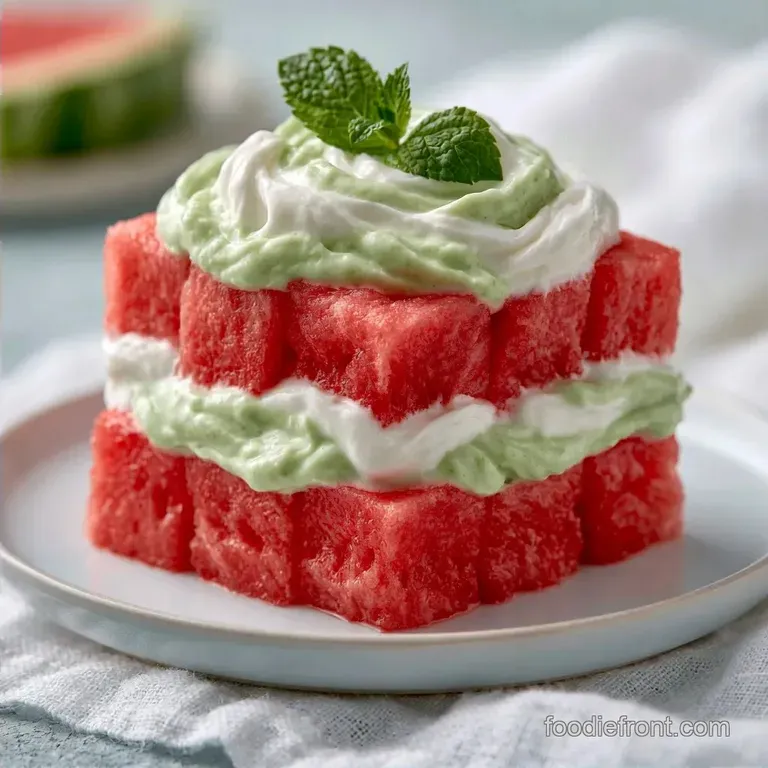 Healthy Sweet Watermelon Dessert Cup