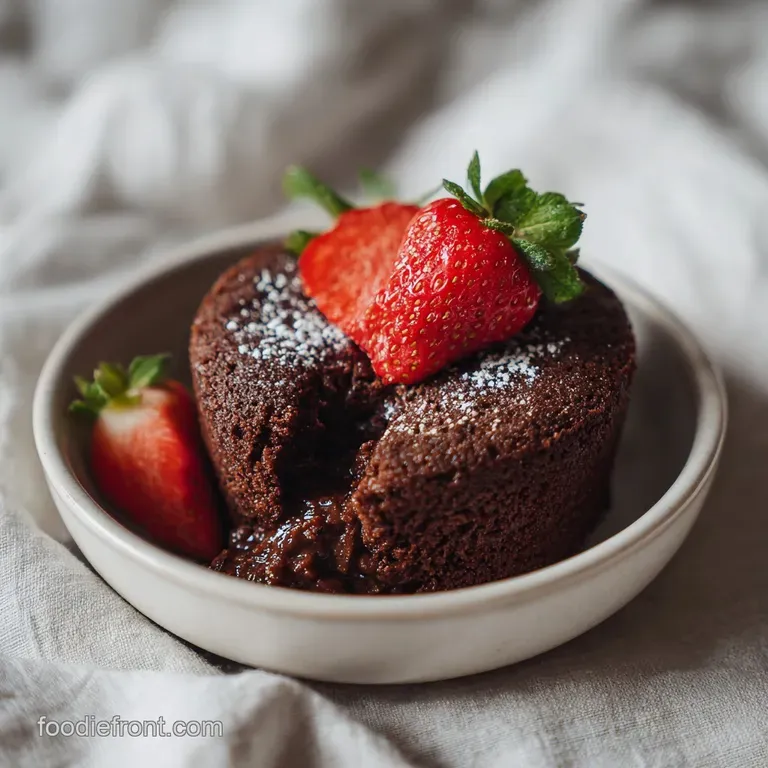 Vegan Chocolate Mug Cake: Fudgy and Molten