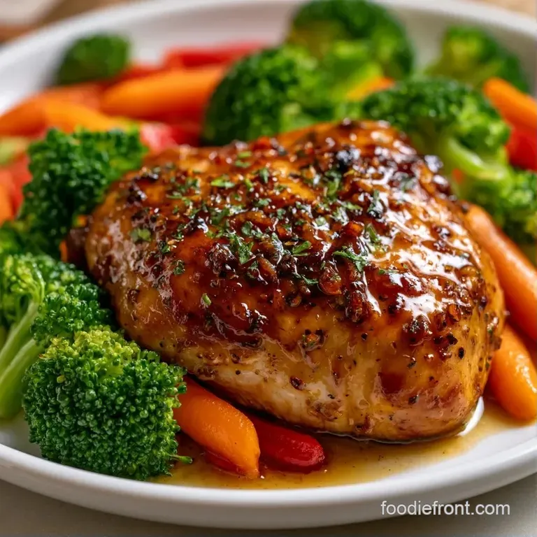 Sliced golden-brown chicken breast beside vibrant steamed broccoli and fluffy quinoa on a minimalist white ceramic plate.