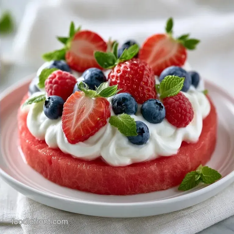 15-Minute Watermelon Fruit Pizza
