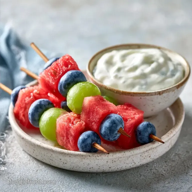 Kid Friendly Watermelon Snack Skewers