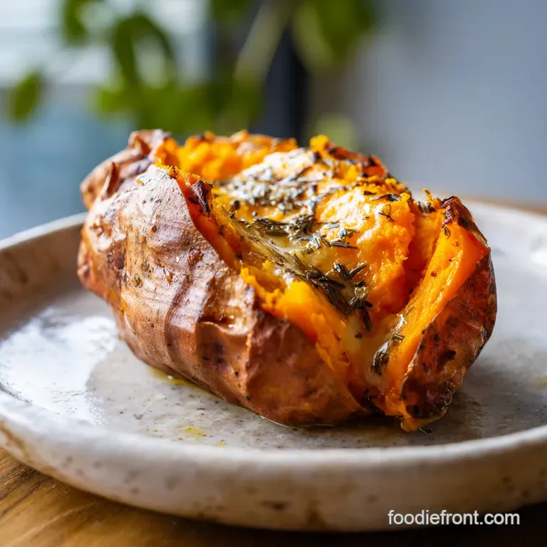Roasted White Sweet Potatoes