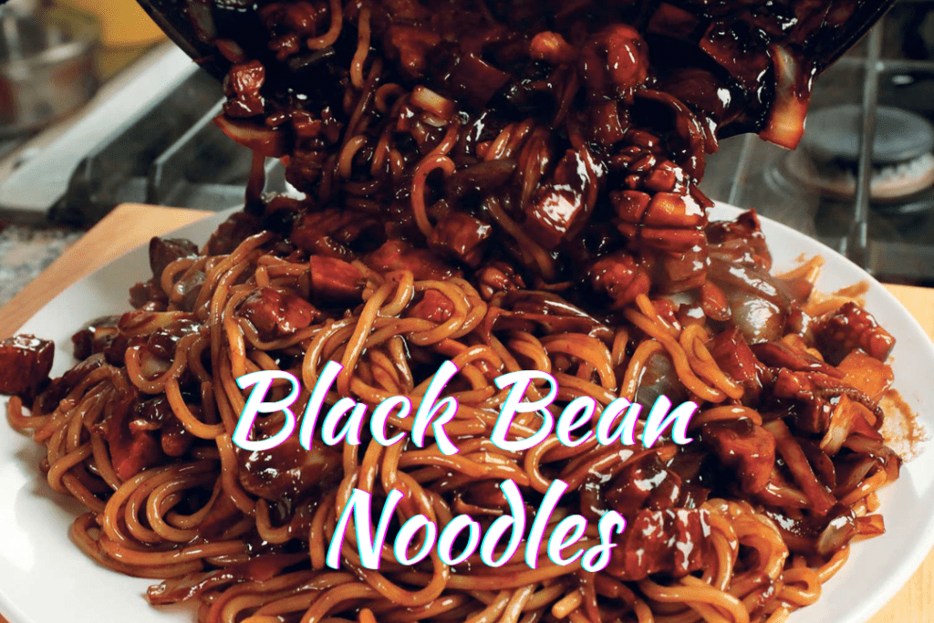 black bean noodles