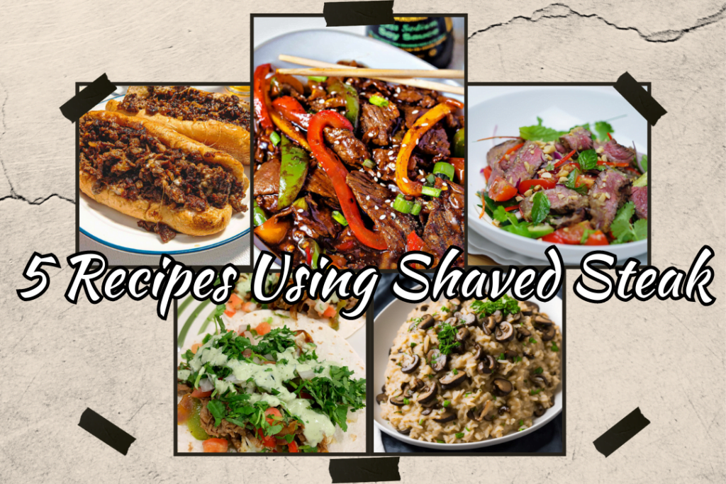 Five recipes using shaved steak