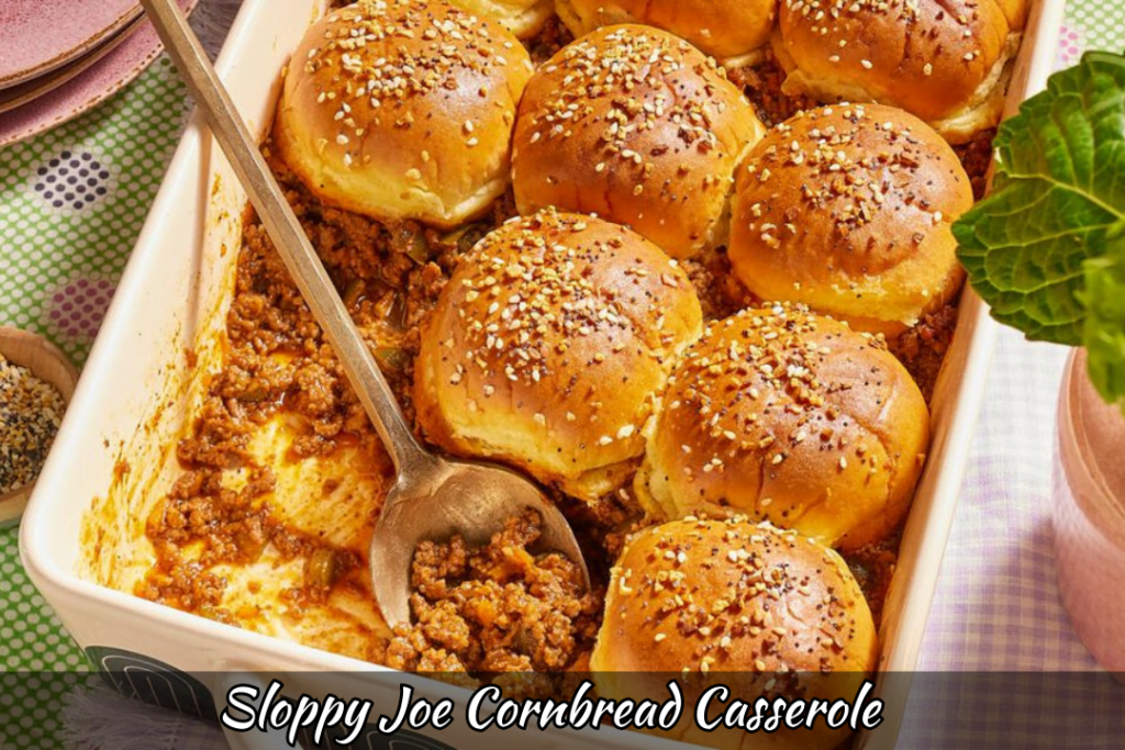 Sloppy Joe Cornbread Casserole