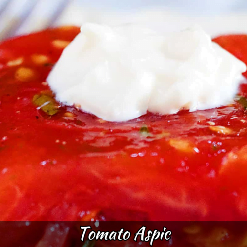 Tomato Aspic