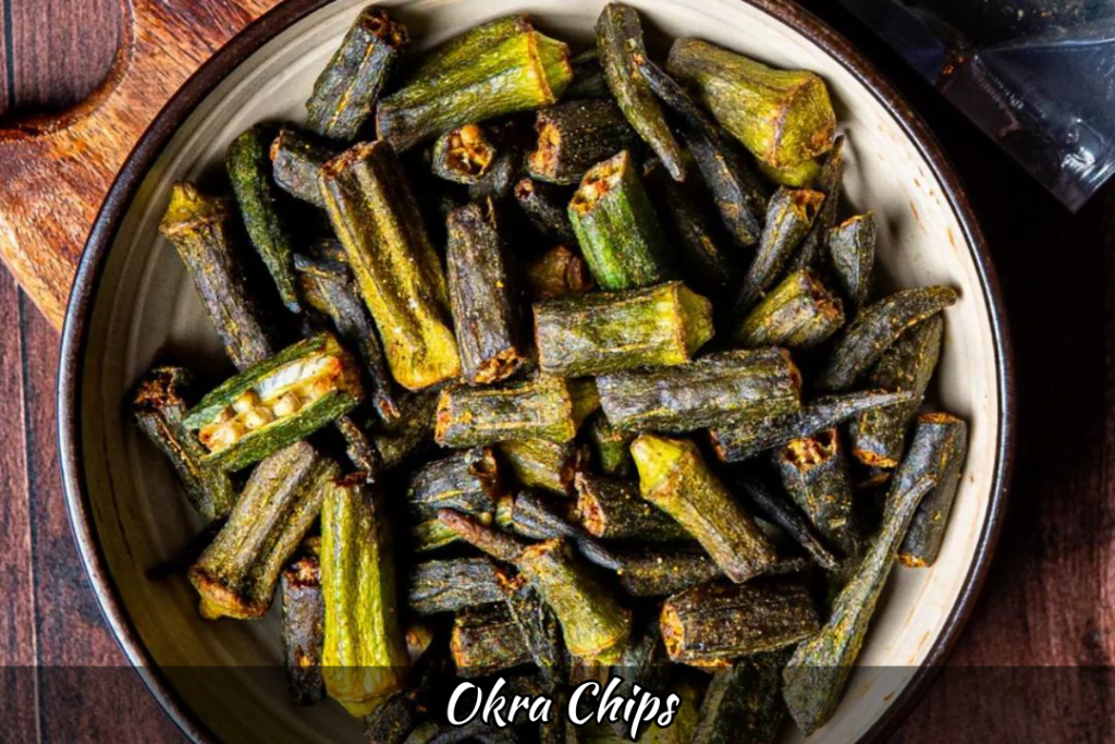 okra chips