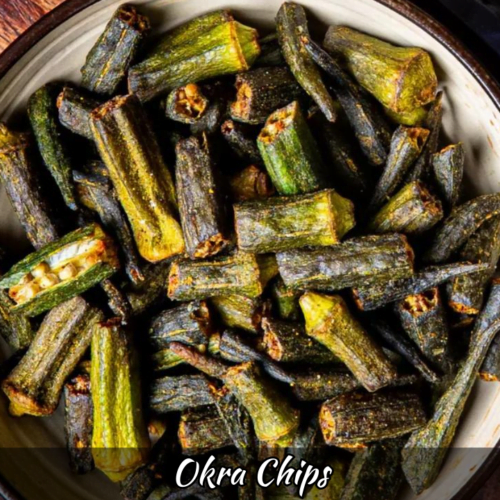 Okra Chips Recipe - Give Recipe