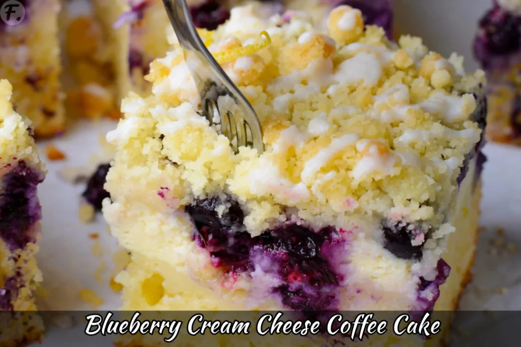 Blueberry Cream Cheese Coffee Cake