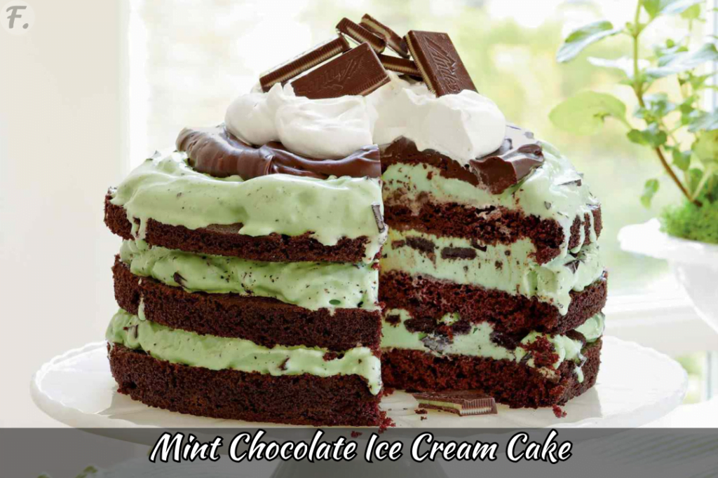 Mint Chocolate Ice Cream Cake