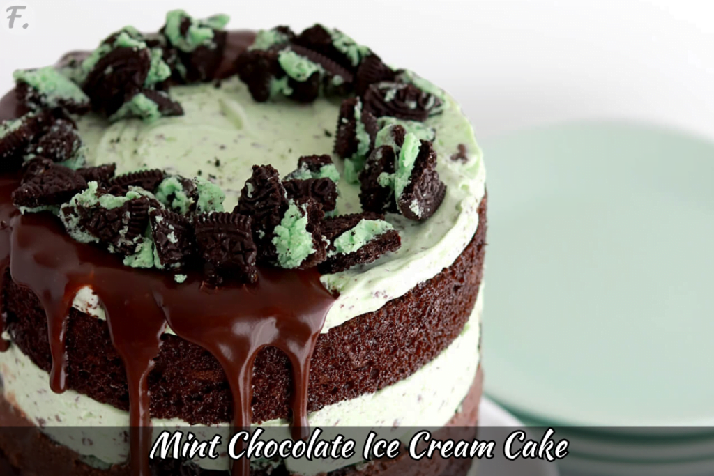 Mint Chocolate Ice Cream Cake Recipe