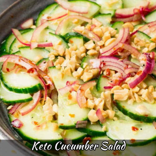 How To Make Keto Cucumber Salad (Recipe) - Foodie Front