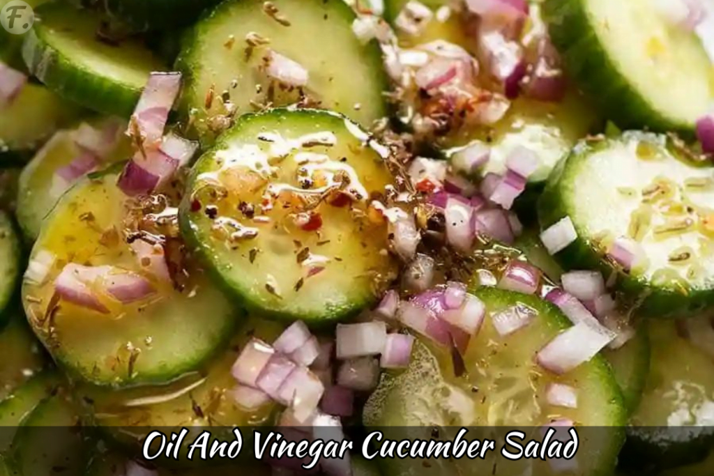 Oil And Vinegar Cucumber Salad