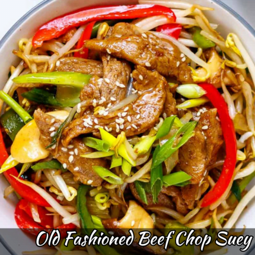 Old Fashioned Beef Chop Suey Recipe