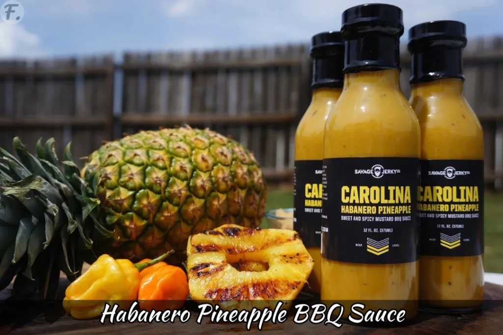 easy Habanero Pineapple BBQ Sauce Foodie Front