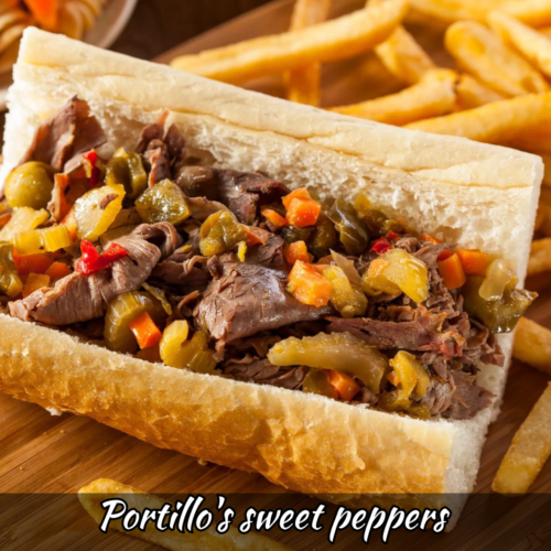 Portillo's sweet peppers Recipe